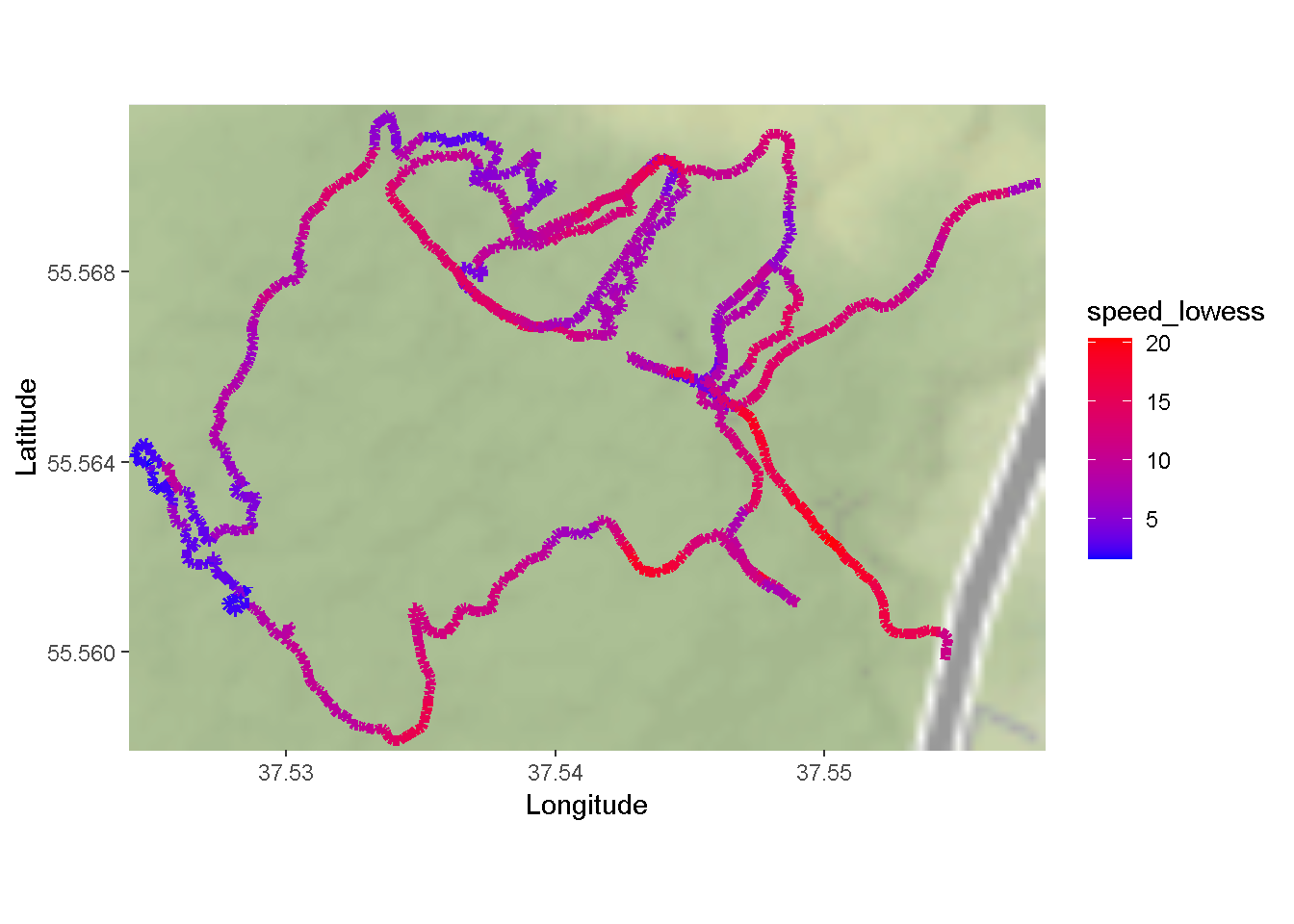 Predetermined Path Strava tracks analysis in R - Datascience, tools and datasets